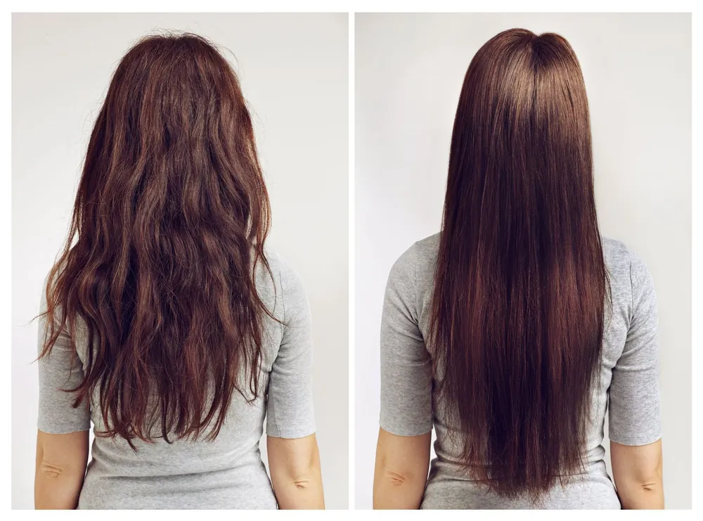 Straightening at Haircutter in the Meadow, Secaucus NJ